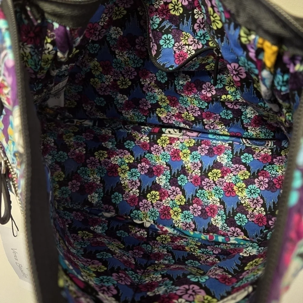 Vera Bradley Disney Large On the Go Crossbody Mickey's Paisley Celebration